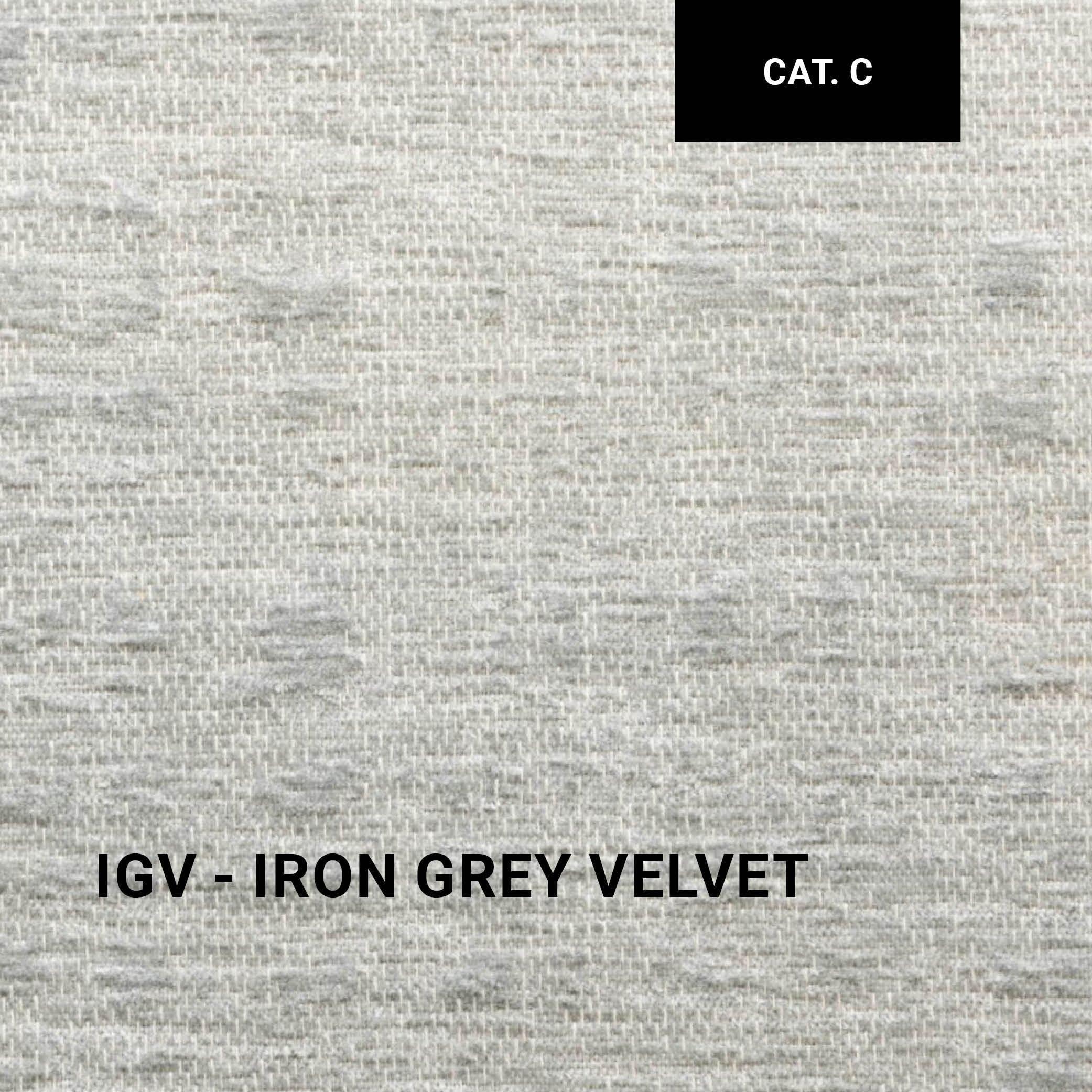 Loungeset 07 ORGANIX mit Iron Grey Velvet – markante Farbe in weicher Samttextur für anspruchsvolle Outdoor-Designs