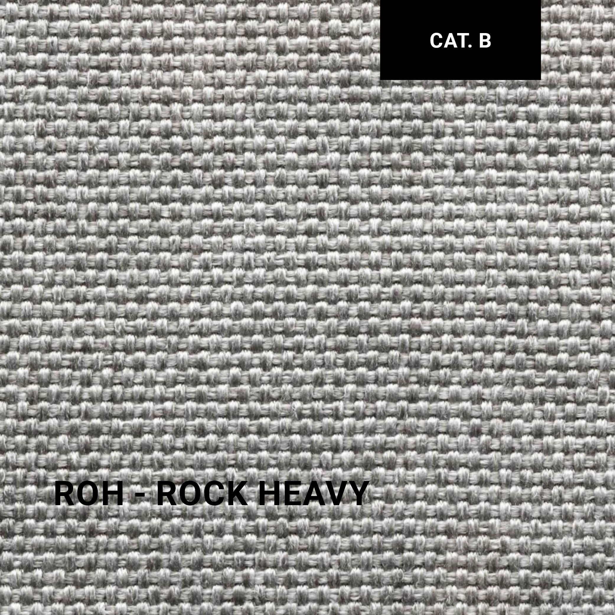 Loungeset ORGANIX 07 mit Stoff Rock Heavy – markanter Grauton mit kräftiger Textur für moderne Terrassengestaltung