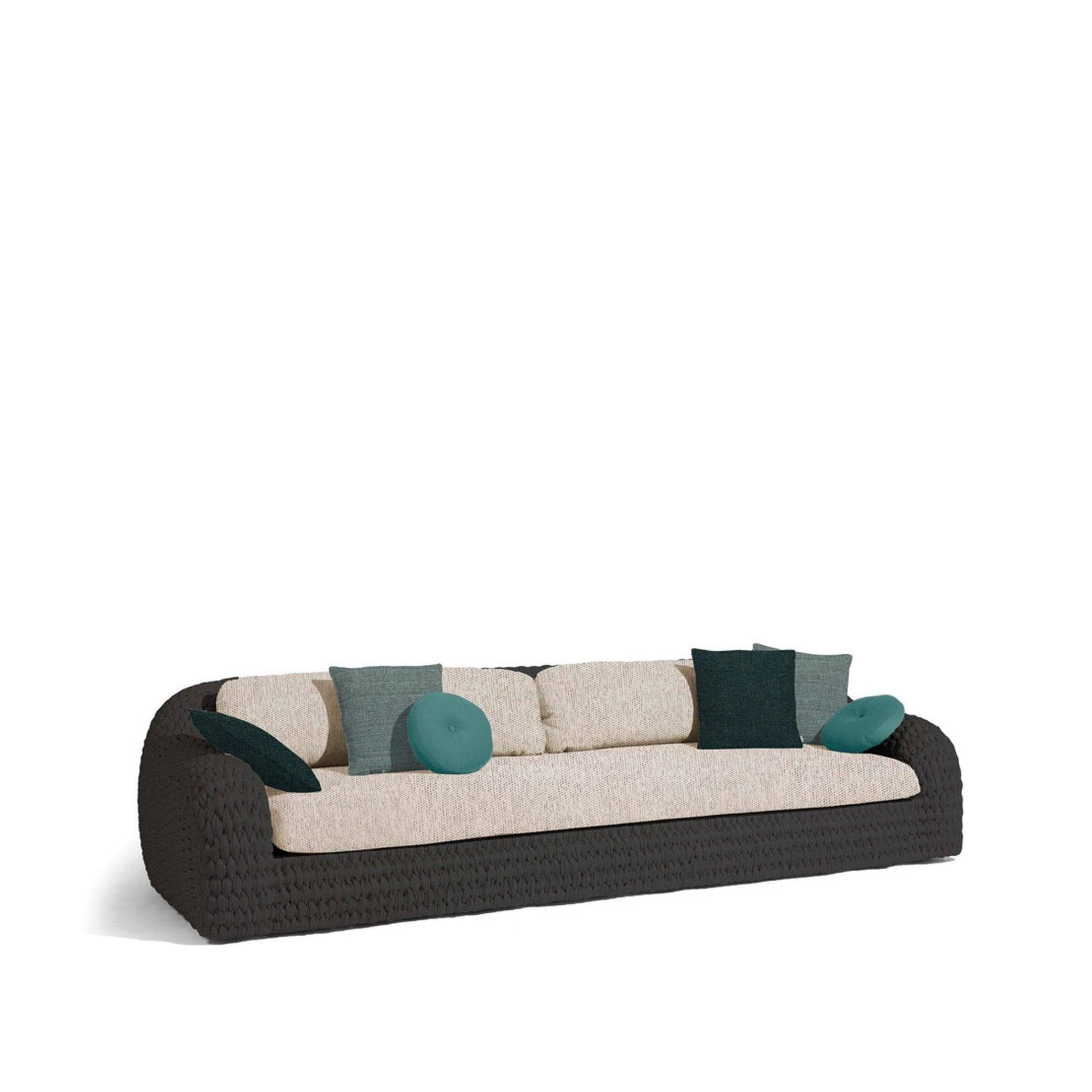 Manutti KOBO 3-Sitzer Sofa - Anthracite _ Manutti _SKU FUR0000175 4R03+ CST0002406-08 (Ohne Dekokissen)