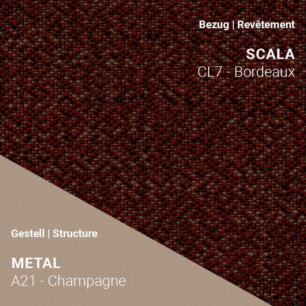 Mobitec - Drehbarer Armlehnstuhl LOTUS C1212 - LOTUSC1212-PM30-UNI-A-CL6-A21 | Homestorys