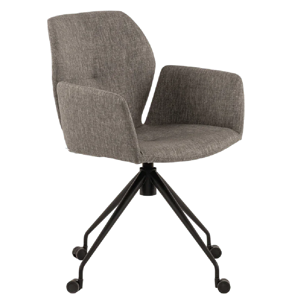 Mobitec MOOD 95 M1312 – schräg fotografierter Drehstuhl mit elegant geschwungener Sitzform