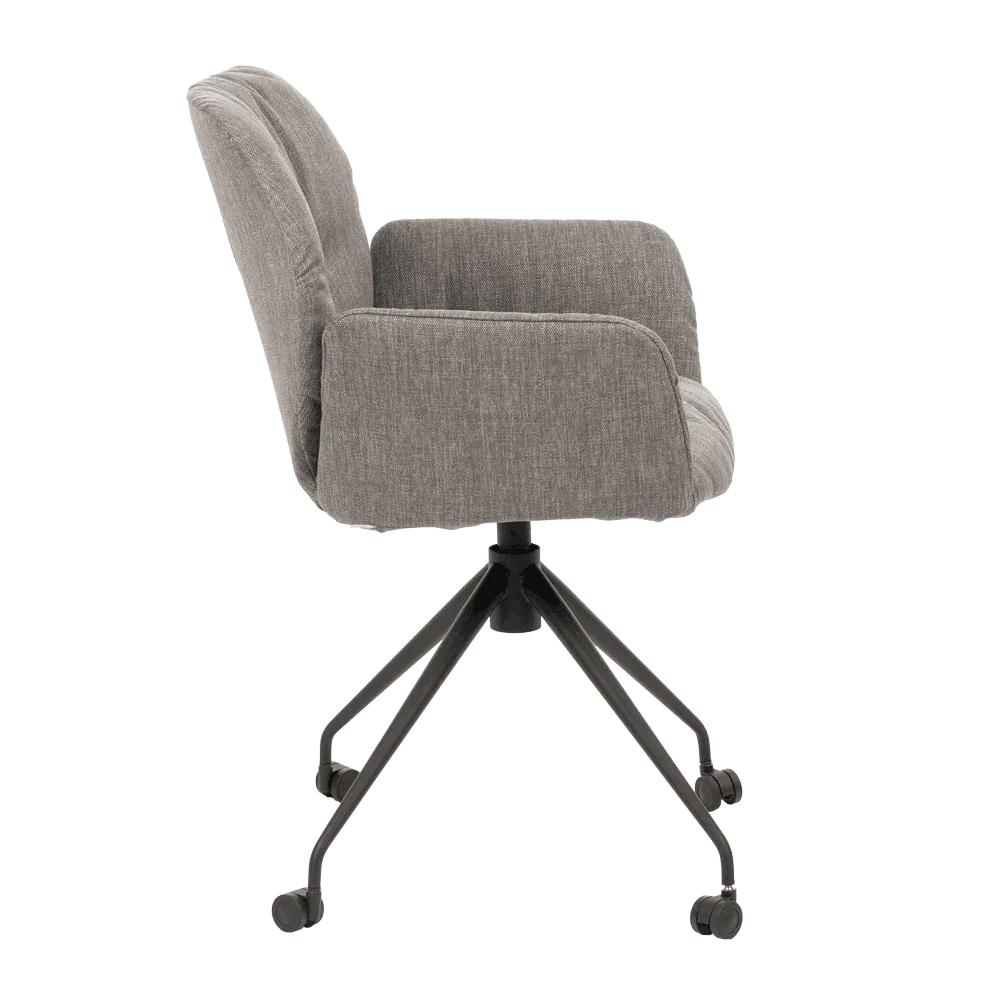 Bürostuhl MOOD 99 M1312 von Mobitec – Seitenansicht mit ergonomischer Linienführung und höhenverstellbarem Gestell