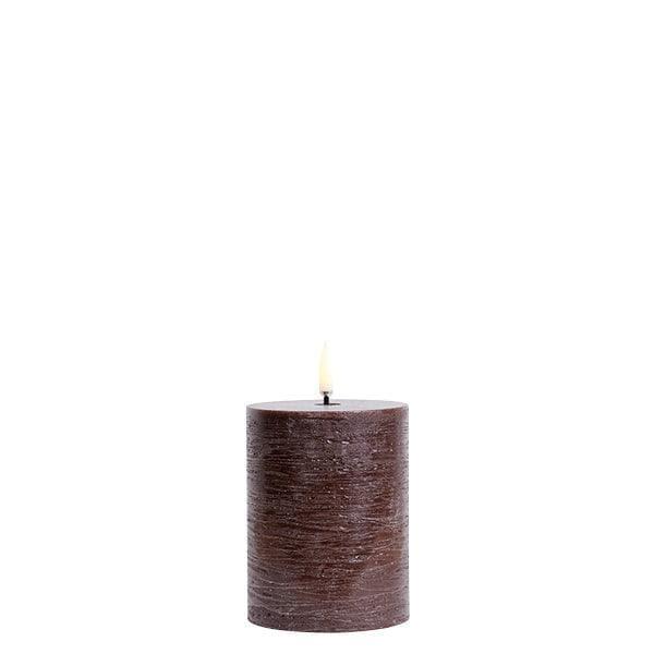 Piffany - Kerze PILLAR RUSTIC LED Uyuni Brown Ø7.8 x 10.1cm - UL-PI-BR-C78010 | Homestorys