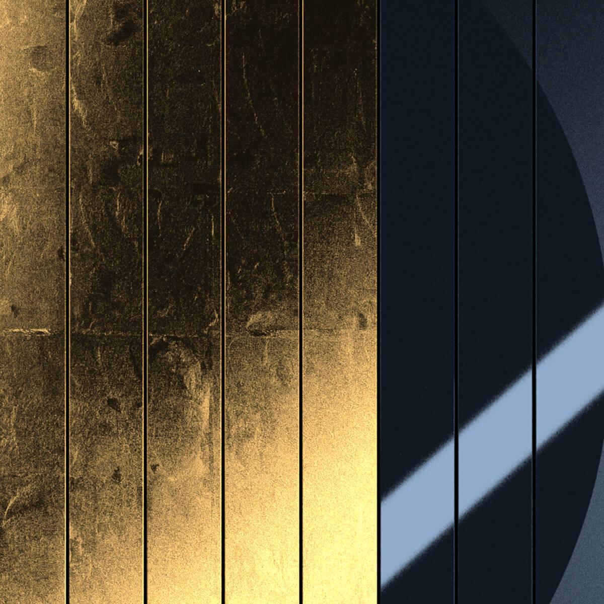 Qlocktwo - Wanduhr MOON MIDNIGHT -  | Homestorys