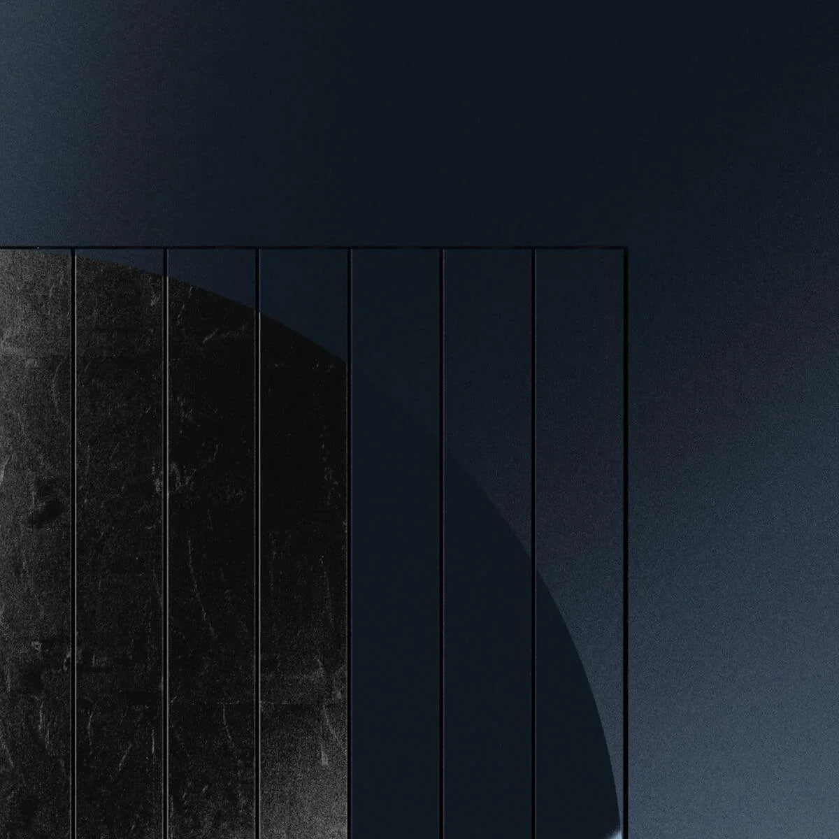 Qlocktwo - Wanduhr MOON MIDNIGHT -  | Homestorys