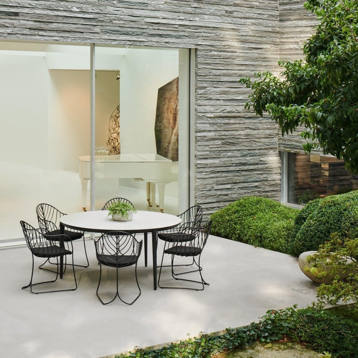 Royal Botania - Armlehnstuhl FOLIA Bronze - FOL 55 PB + PIL FOL 55 SED CAT. A | Homestorys