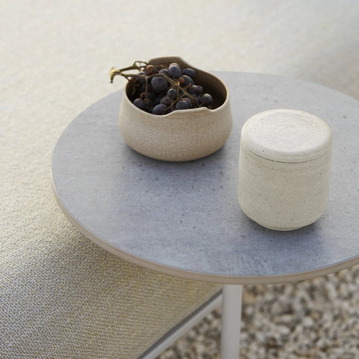 Royal Botania - Beistelltisch BUTLER Ø90 - BTL 90TXH CAWUM | Homestorys