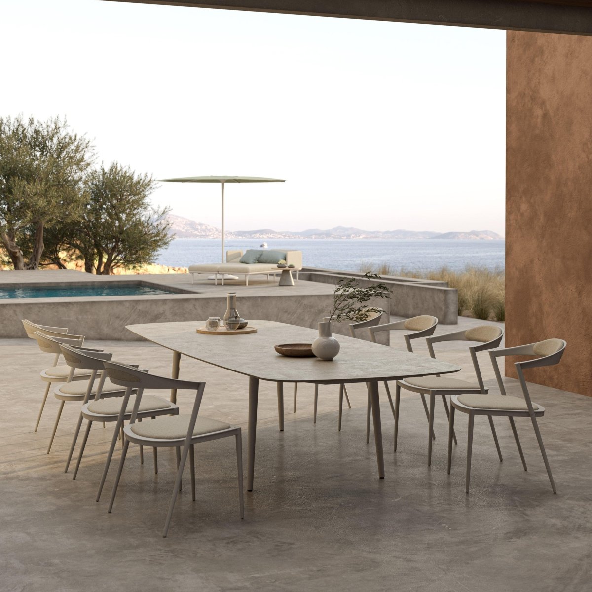 Royal Botania - Gartentisch STYLETTO 300 - STY 300SD CAZUM | Homestorys