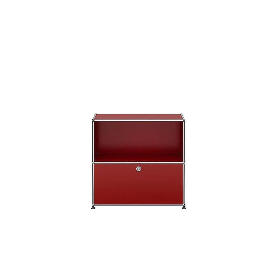 USM Haller - Nachttisch M55 - QS M55 USM Rubinrot | Homestorys