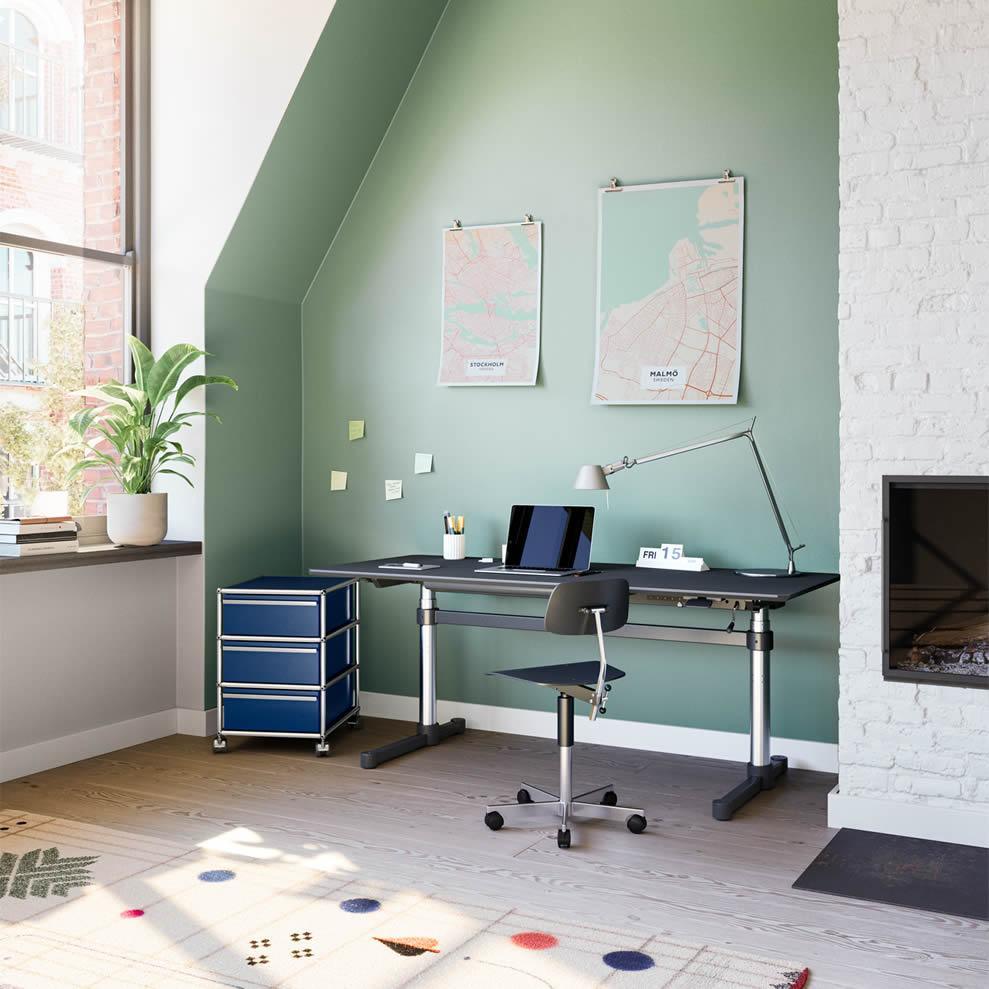 USM Haller - Rollcontainer M26 - QS M26 Graphitschwarz | Homestorys