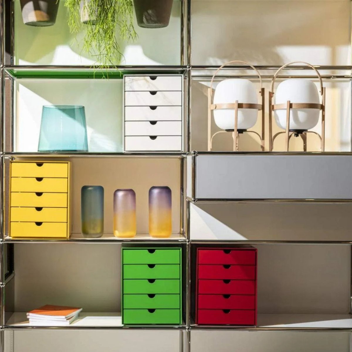 USM Haller - Schubladenkasten Inos K1 - QS K1 Reinweiß | Homestorys