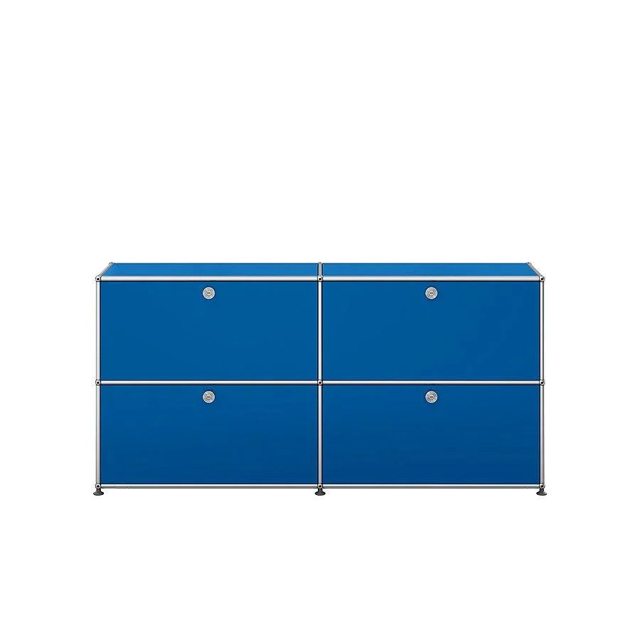 Sideboard E2 von USM Haller in Enzianblau – kräftiger Blauton mit ausdrucksstarkem Charakter für kreative Räume