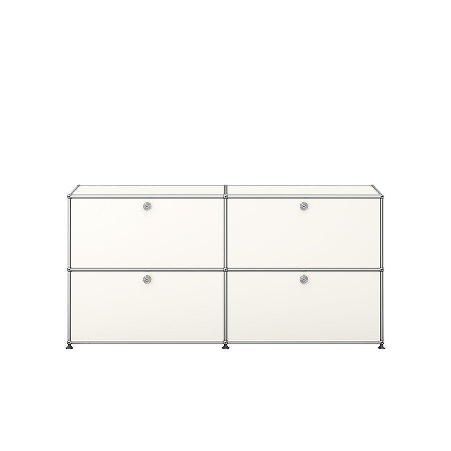 USM Haller Sideboard E2 in Reinweiß – modernes Designmöbel mit klarer Formensprache für helle, minimalistische Räume