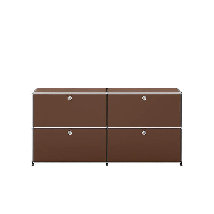 Sideboard E2 in USM Braun – warmer Naturton für klassische Interieurs mit hoher Designqualität
