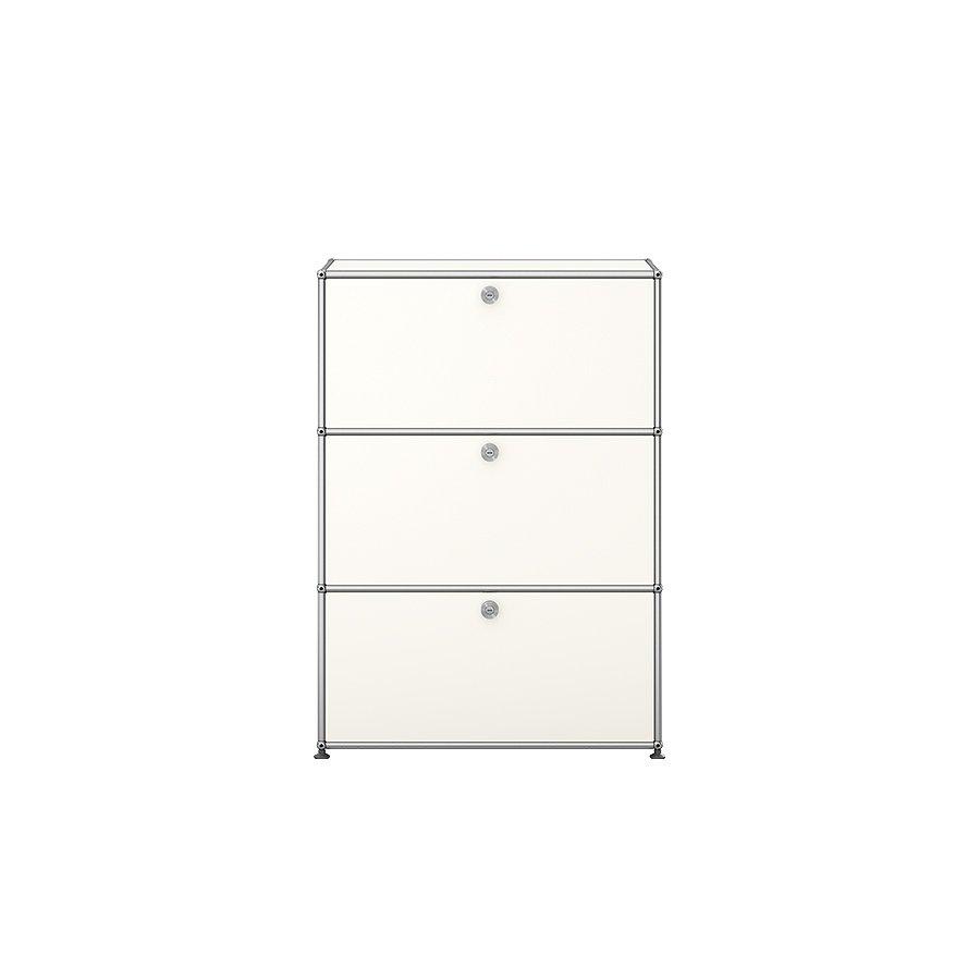 USM Haller Kommode G1 in Reinweiß – modernes, minimalistisches Stauraummöbel für Schlafzimmer, Flur oder Büro mit klarer Linienführung und zeitlosem Design