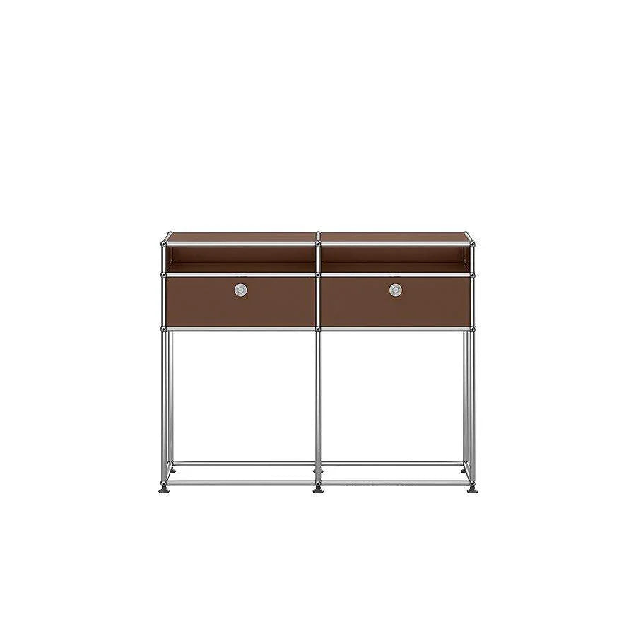 USM Sideboard M51 in USM Braun – wohnliches Stauraummöbel mit natürlichem Farbton, perfekt für harmonische Einrichtungen im Büro oder Zuhause