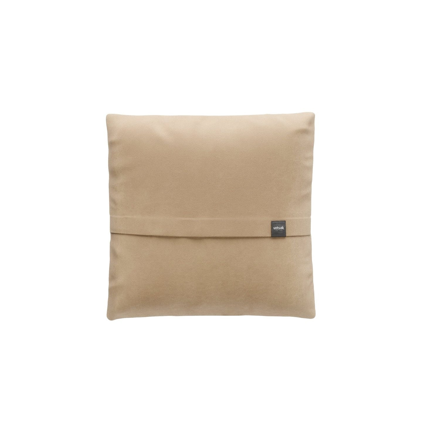 Vetsak BIG PILLOW aus Leder in Beige – edles Sofakissen für natürliche Einrichtungskonzepte