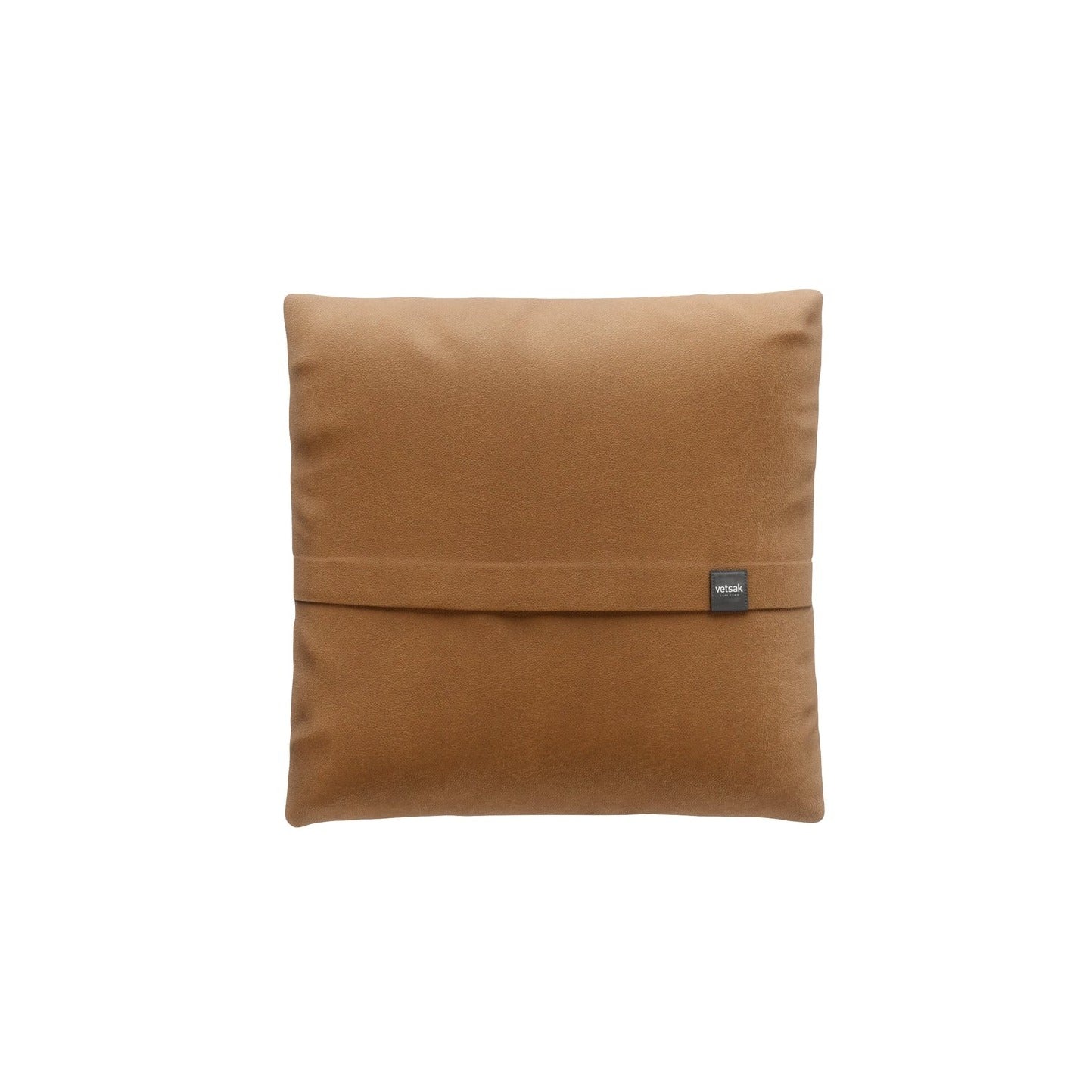 Leder BIG PILLOW Kissen von Vetsak in Braun – großes Loungekissen für klassische Sofas