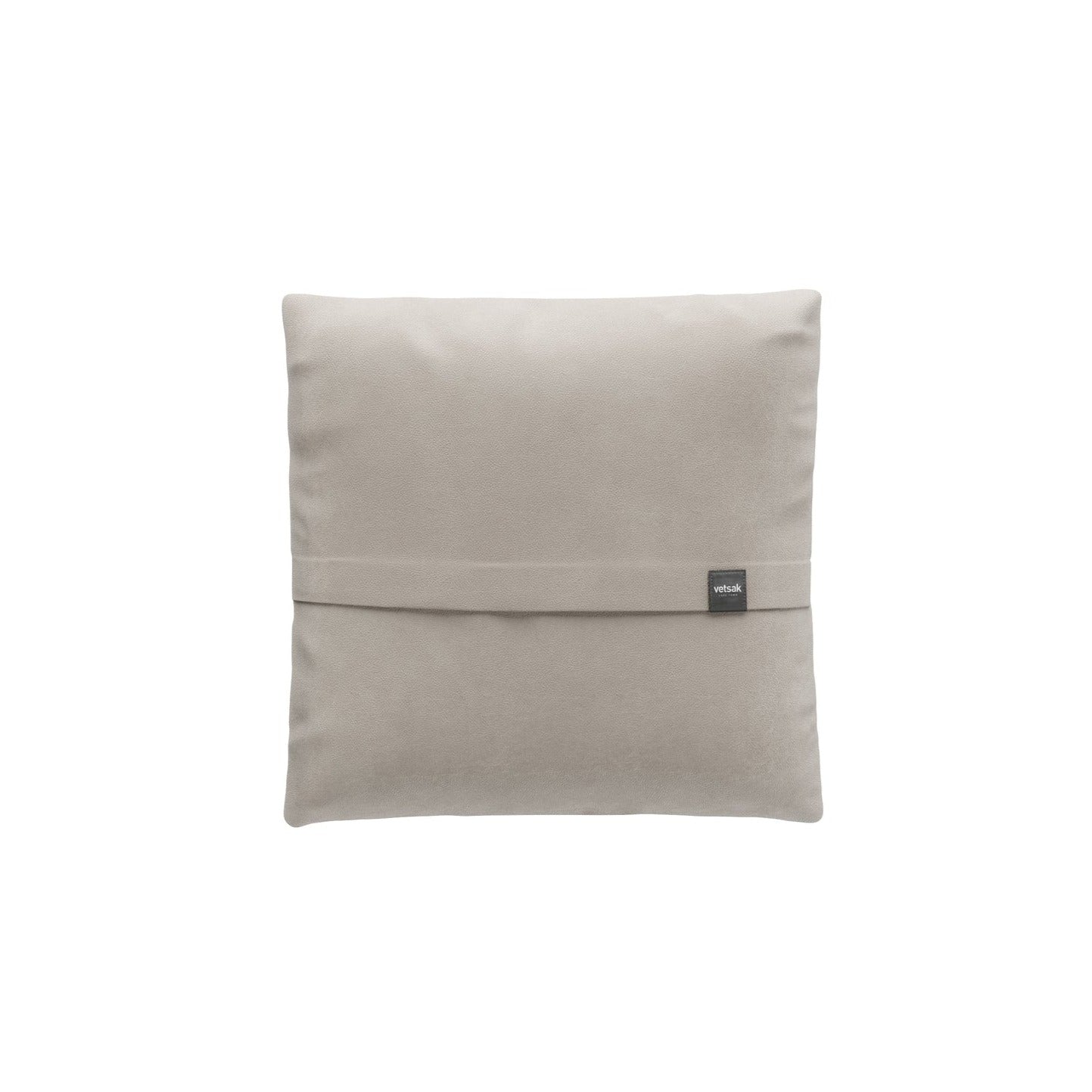 Lederkissen BIG PILLOW in Light Grey von Vetsak – modernes Designkissen aus hochwertigem Echtleder