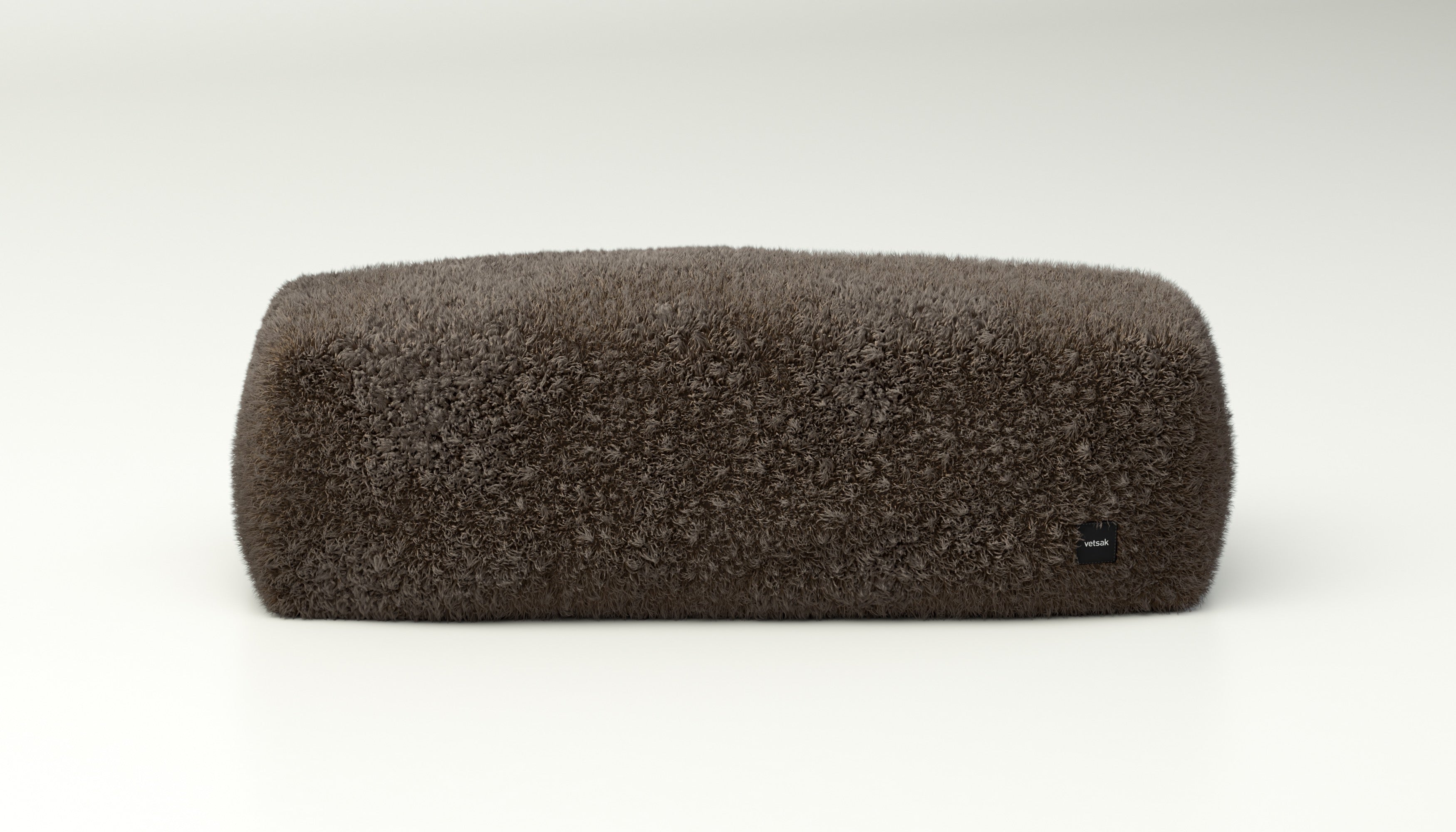 Lounge Pillow in Doodle Cacao – strukturierter Klassiker in edler Braun-Nuance