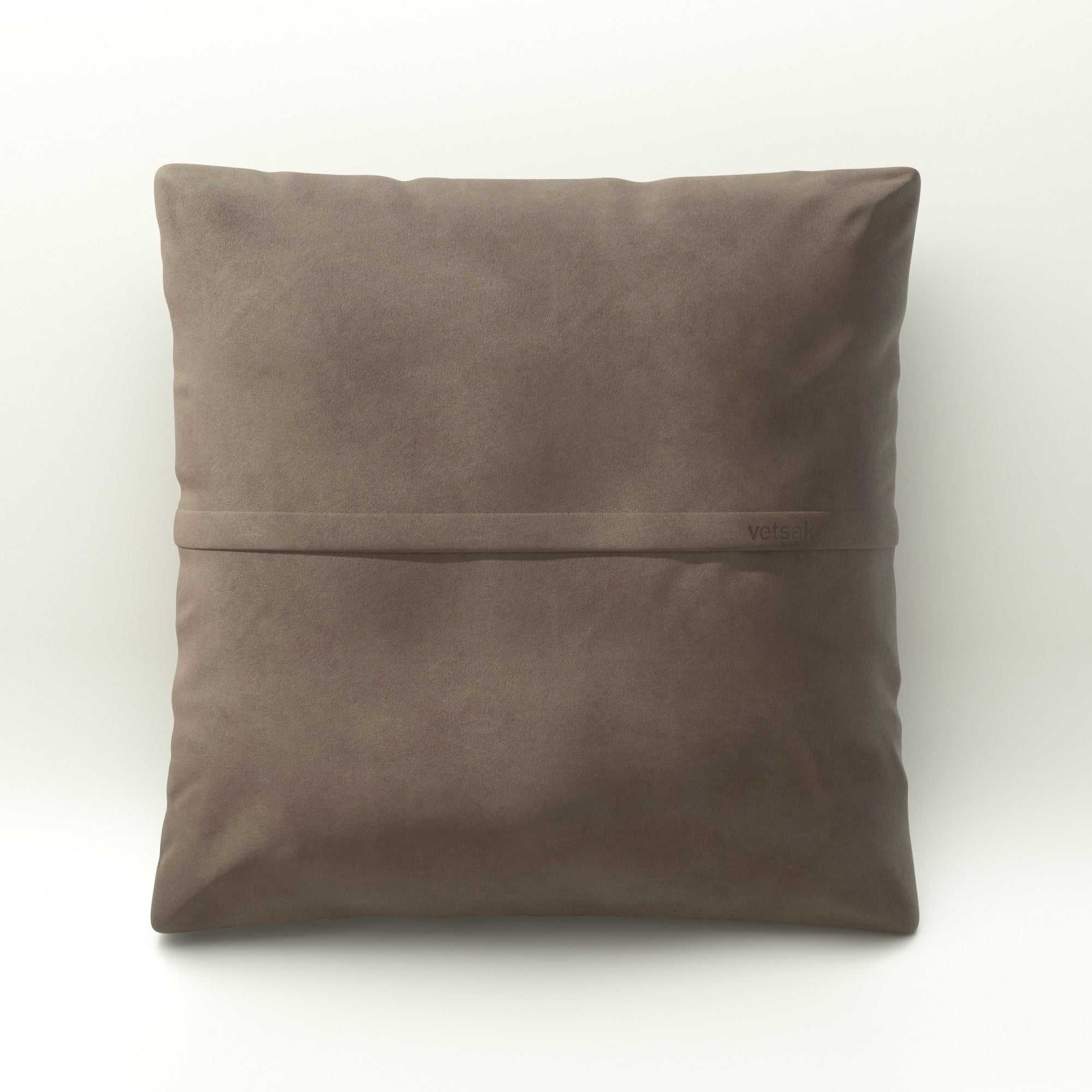 Jumbo Pillow von vetsak aus Leder Cacao – großzügiges Kissen in tiefem Schokobraun mit natürlicher Patina