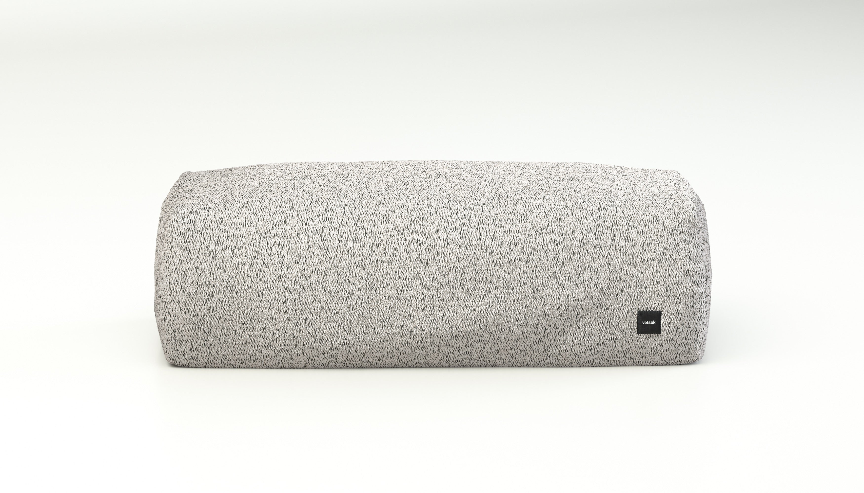 Lounge Pillow im Stoff Bounty – modernes Bouclé-Kissen in sanftem Weißton