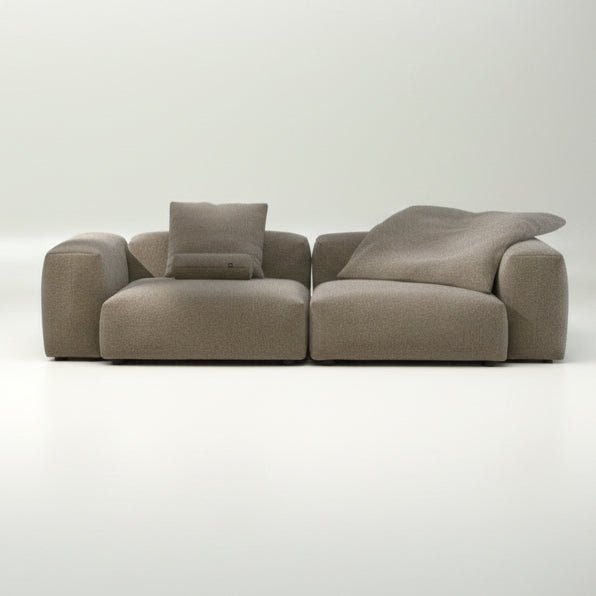 Vetsak - Modulares Gartensofa SET 02 - vetsak-modulsofa-set02-Pique-Creme-M | Homestorys