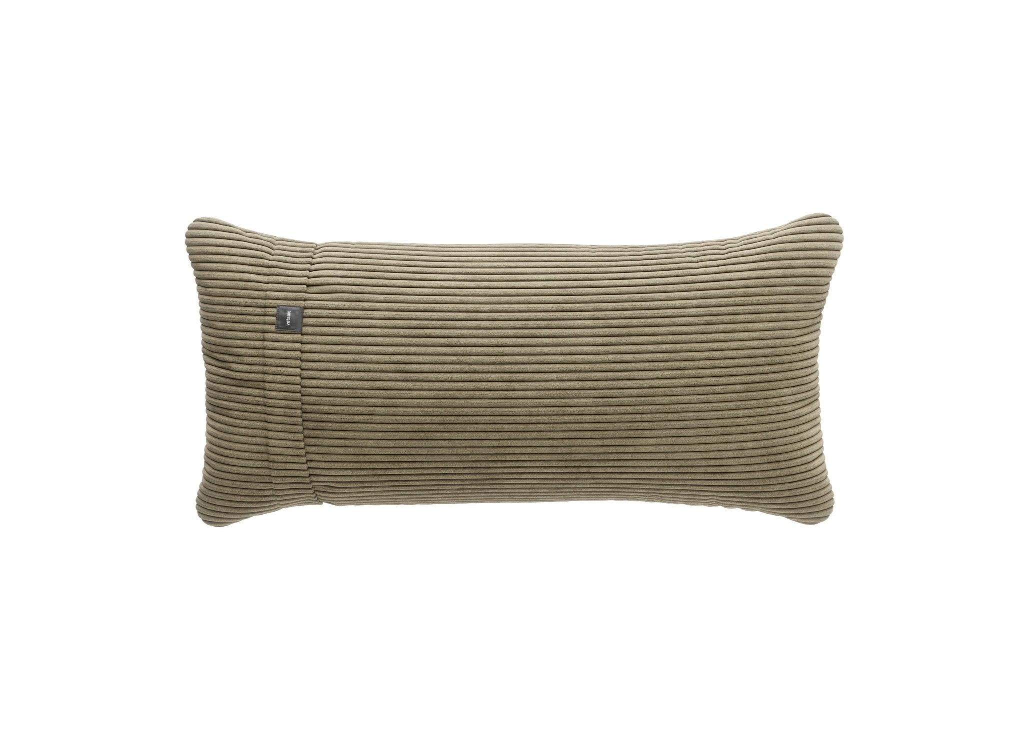 Kissen PILLOW aus Cord Velours Khaki von Vetsak – stilvoller Akzent für gemütliche Sofakombinationen