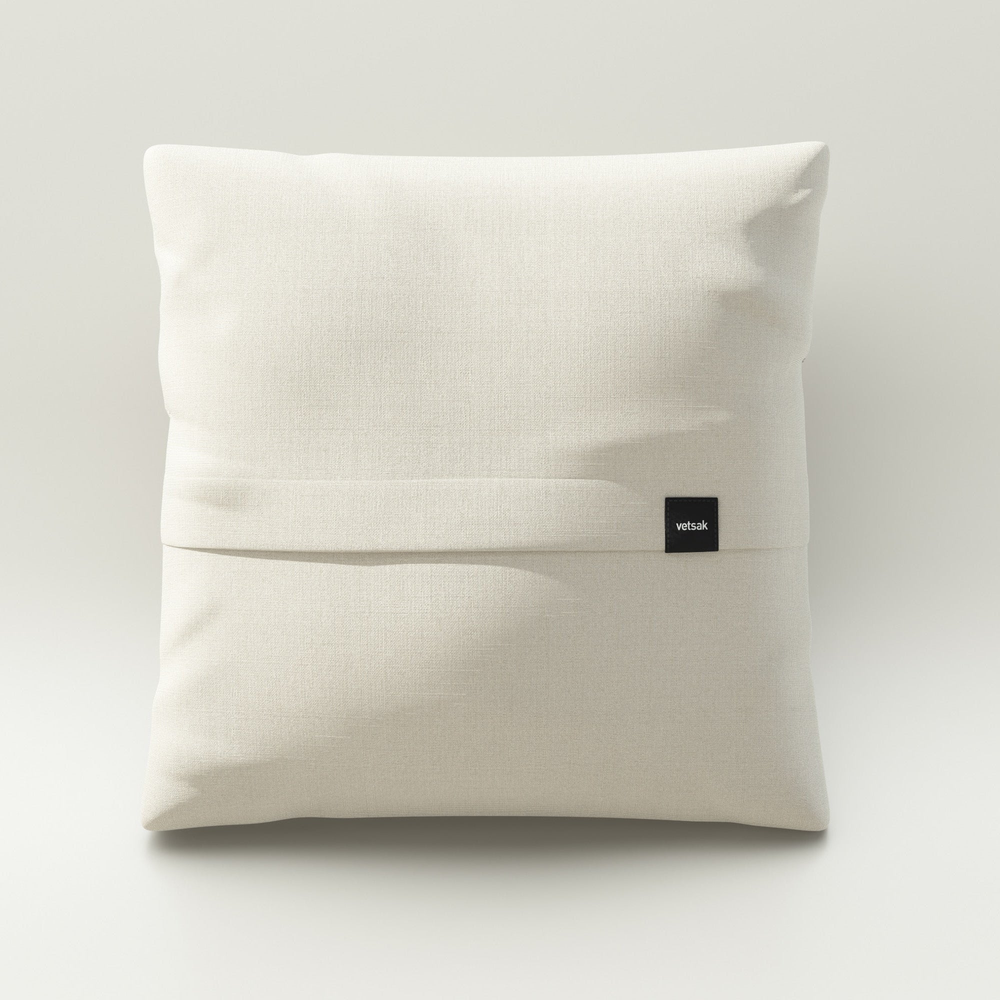 Big Pillow aus Piqué Creme – weiches, UV-beständiges Outdoor-Kissen in freundlichem Cremeton