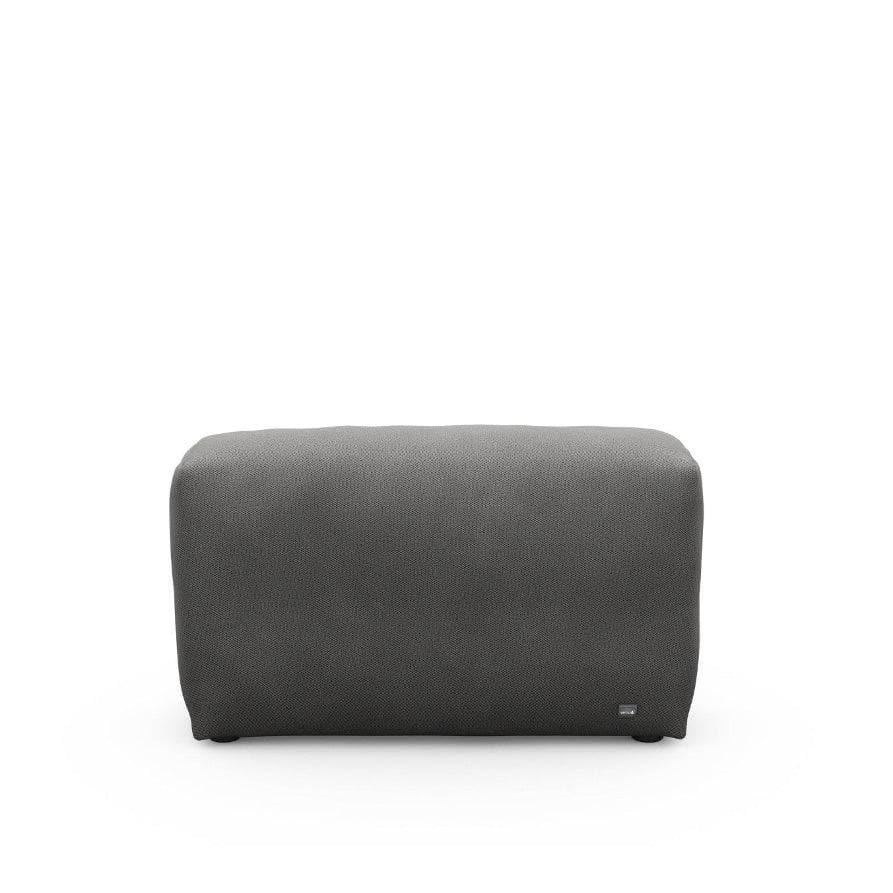 PIQUE Sofa Seitenteil 105x31 cm in Dark Grey – robustes Vetsak Modul für stilvolle Lounge- & Terrassenlösungen