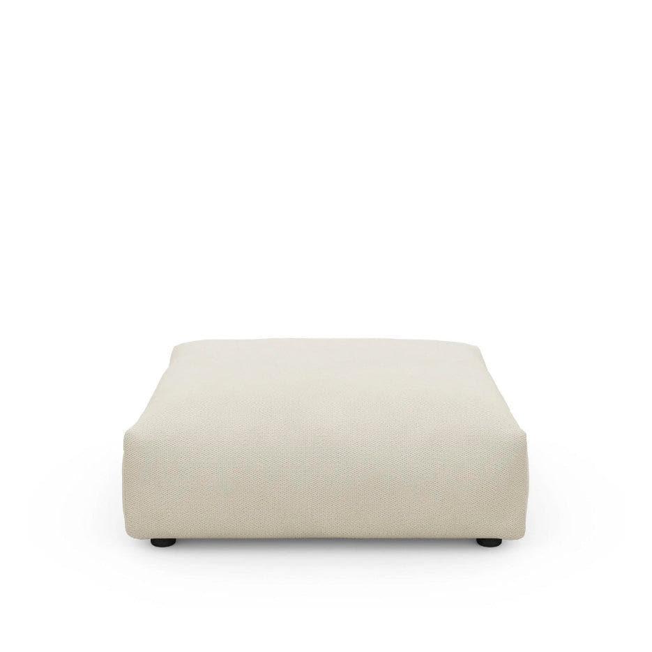 Modulares Sofa Element PIQUE 105x105 cm in Creme von Vetsak – minimalistisches Loungemodul für Indoor und Outdoor