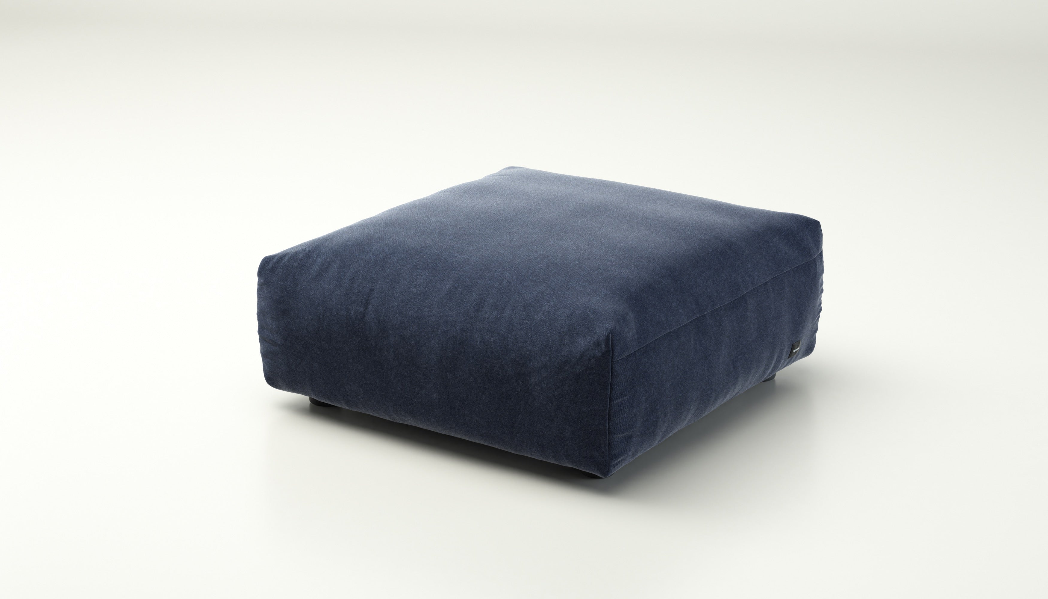 Vetsak Sofa Seat Medium 84x84 cm Suave Navy – samtiges Sofa-Modul in Dunkelblau
