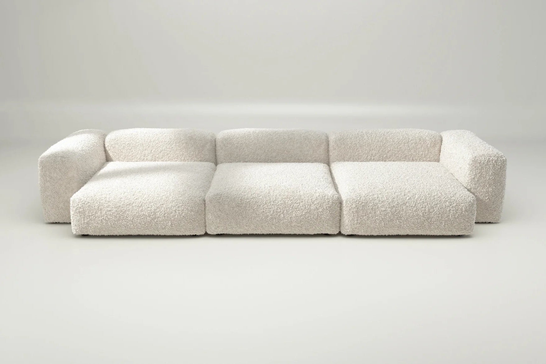 Vetsak Sofa Set 05 in Doodle Cream – ohne Kissen, weicher Cremeton für helle Wohnkonzepte mit natürlicher Ausstrahlung