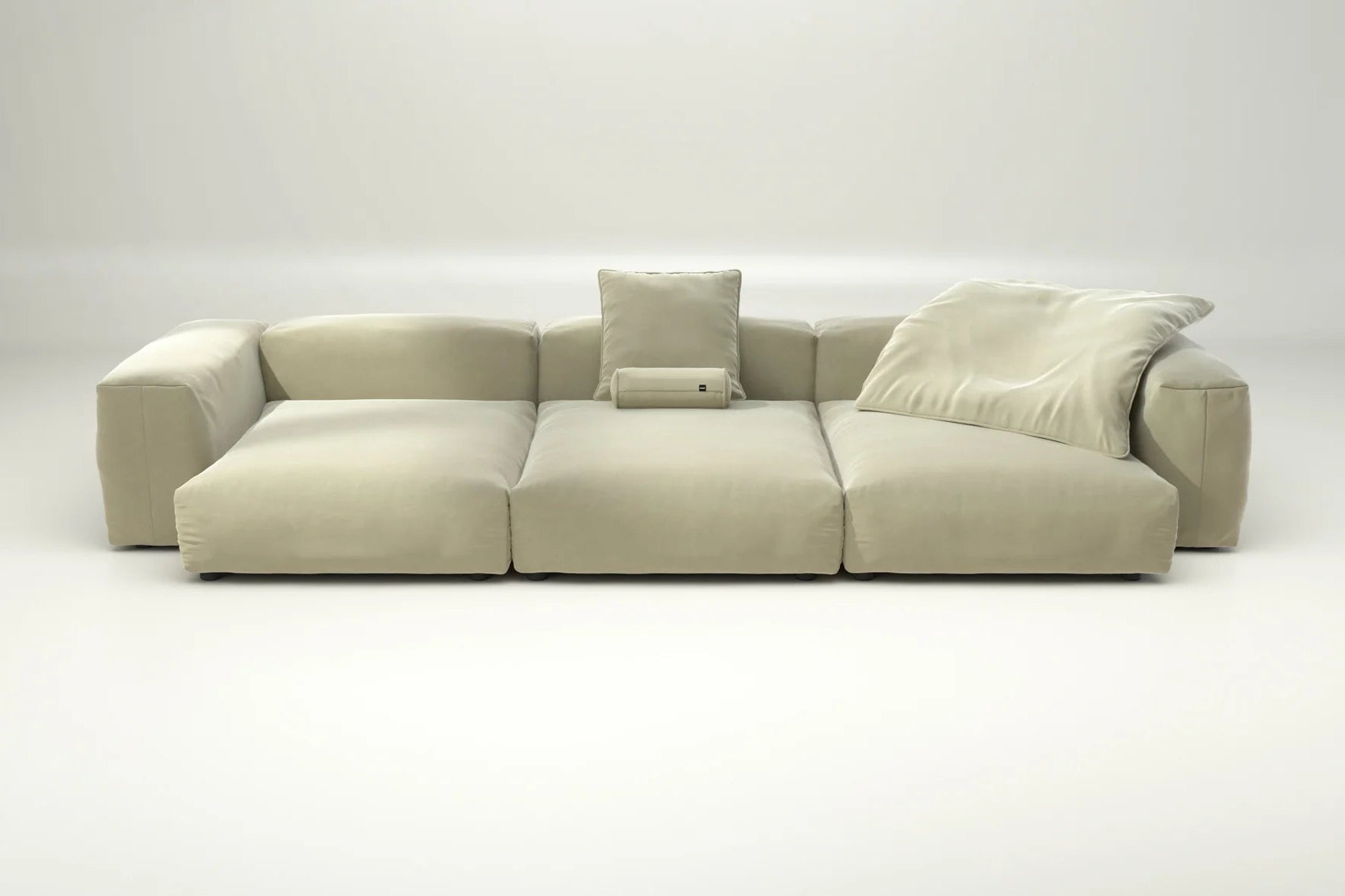 Sofa Set 05 in Suave Clay von Vetsak – mit Kissenset, warmes Design mit harmonischer Farbgebung für ruhige Wohnwelten