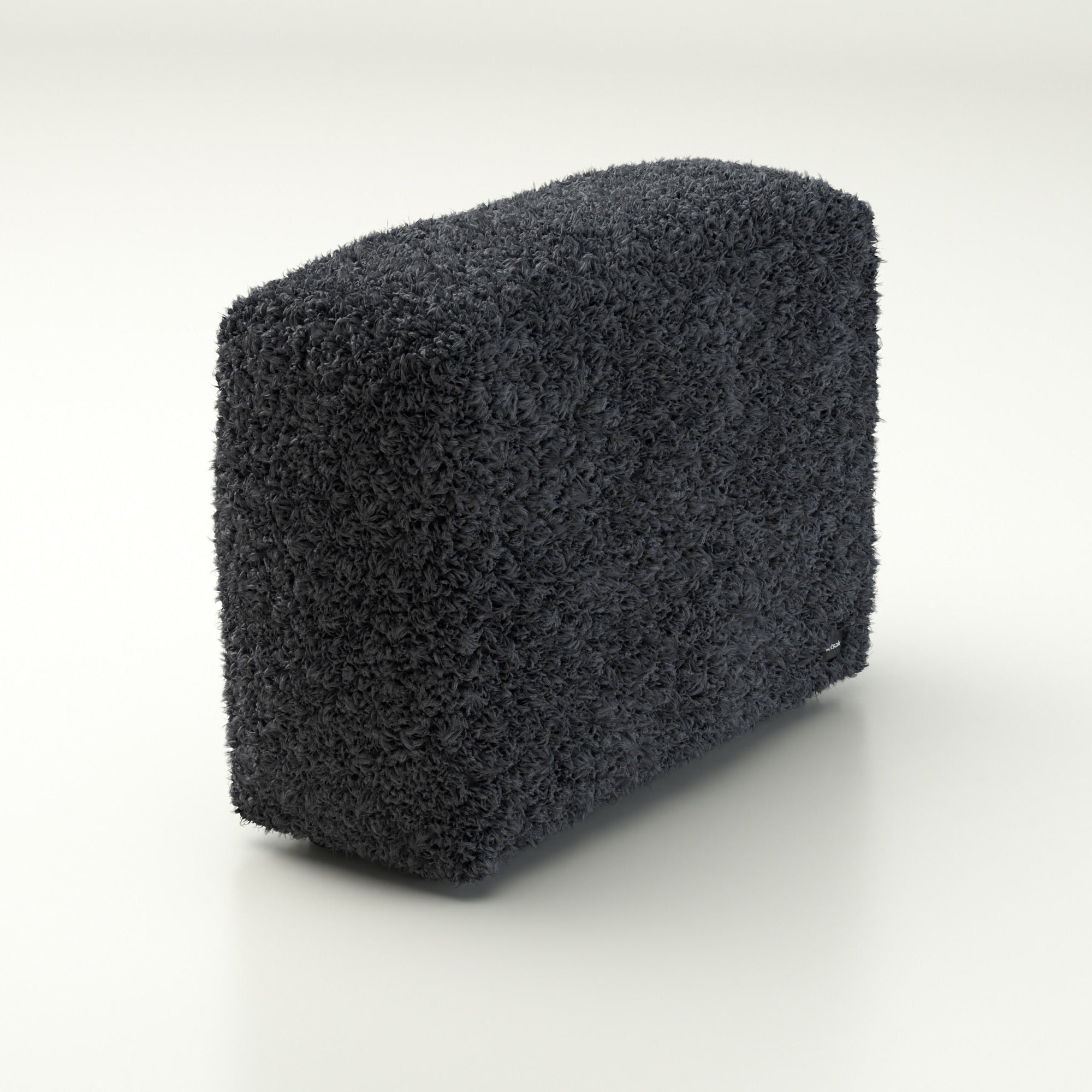 Vetsak Sofa Seitenteil Medium 84x31 cm Doodle Dark Grey – strukturierter Sofazusatz in dunklem Grau