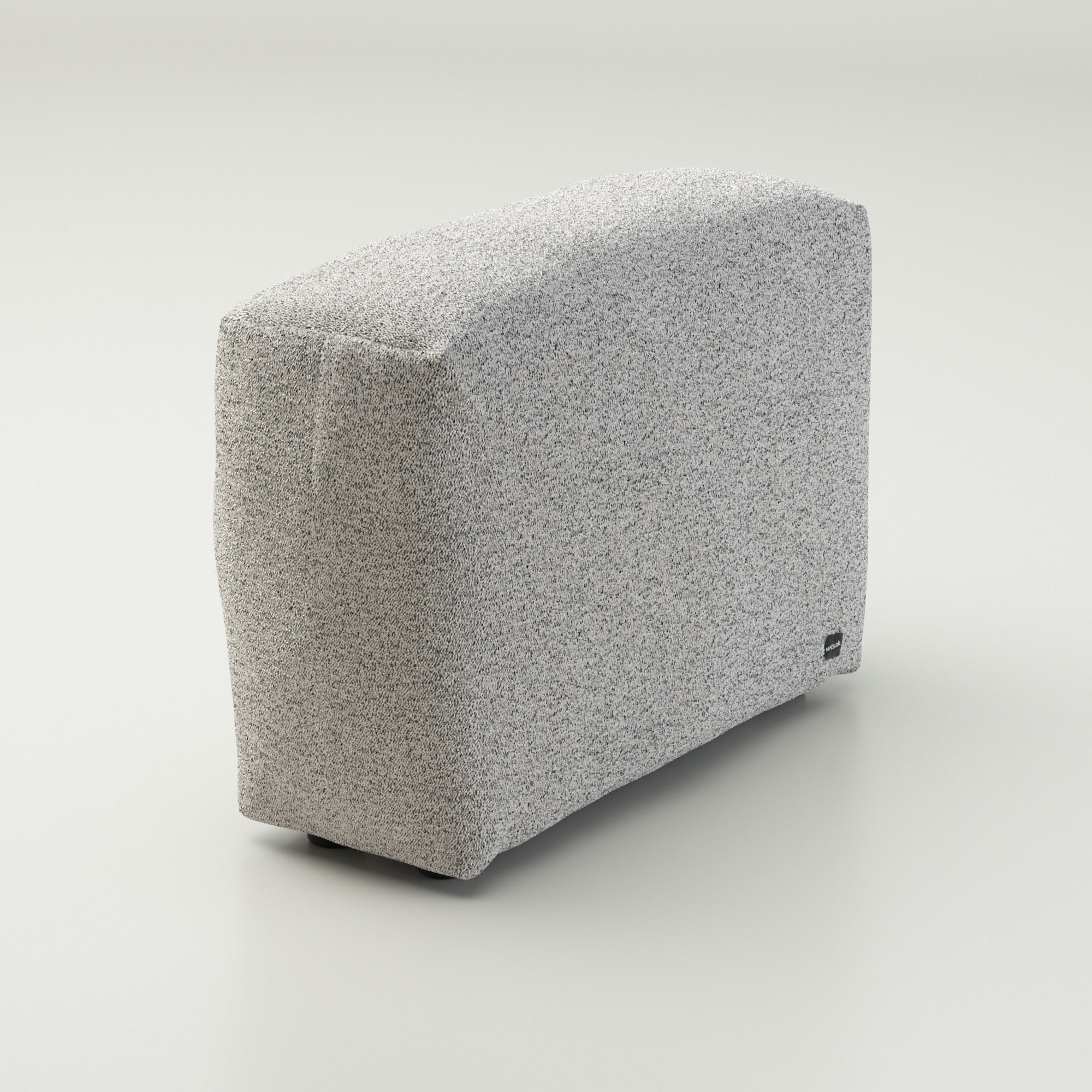 Sofa Seitenteil Medium 84x31 cm Loop Loop Bounty – frischer Grünton mit weicher Struktur