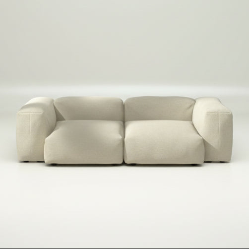 Sofa SET 02 M mit Loop Loop Duna – dezenter Sandton mit strukturiertem Bouclé für ruhige Wohnkonzepte