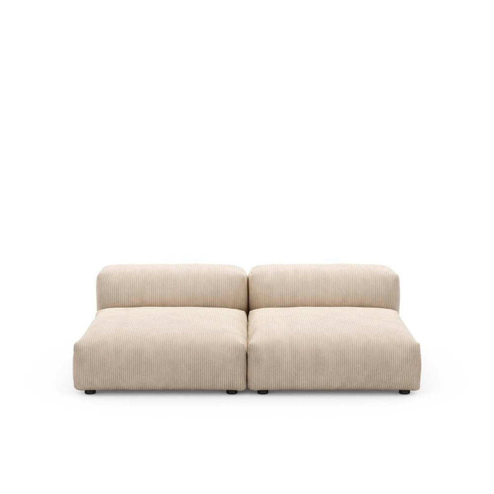 Modular Lounge Cord Velours  - 2-seater