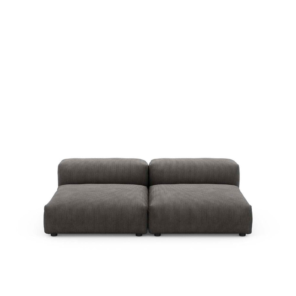 Modular Lounge Cord Velours  - 2-seater