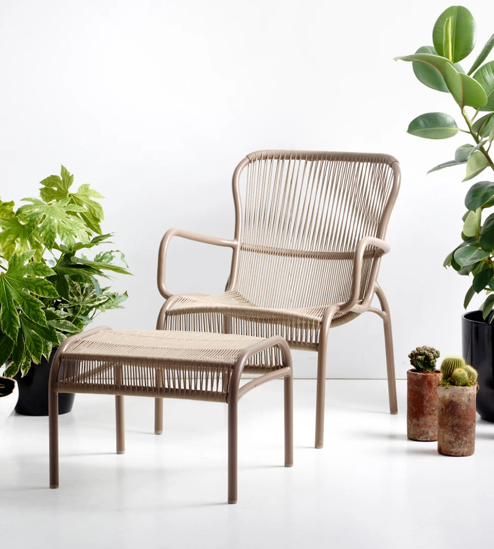 Vincent Sheppard LOOP Footstool with LOOP Lounge Chair