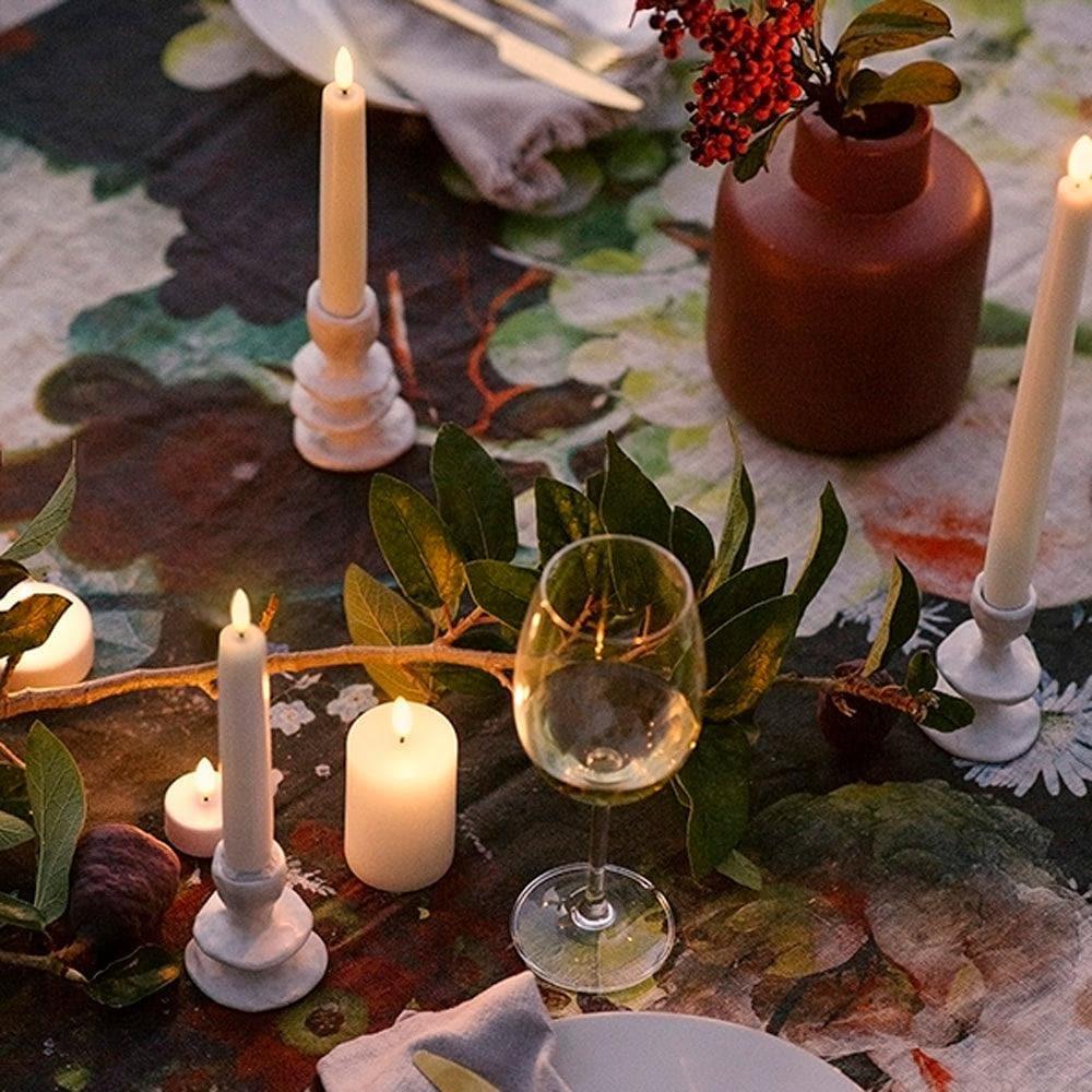 Kerzen SLIM TAPER LED Uyuni -  Ivory | Piffany | Homestorys
