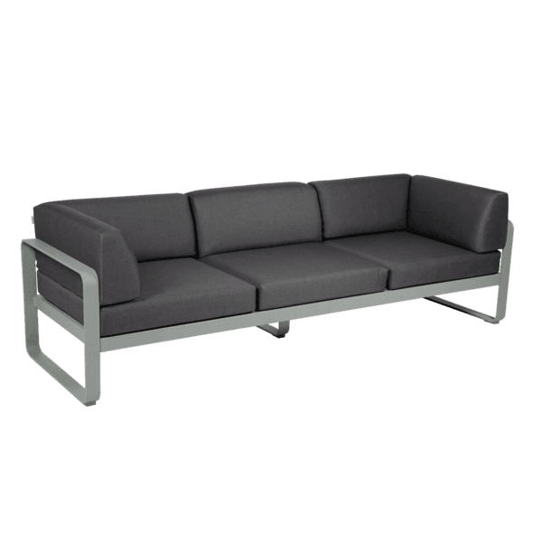 Gartensofa BELLEVIE - 3-Sitzer mit Seitenkissen - Original Homestories