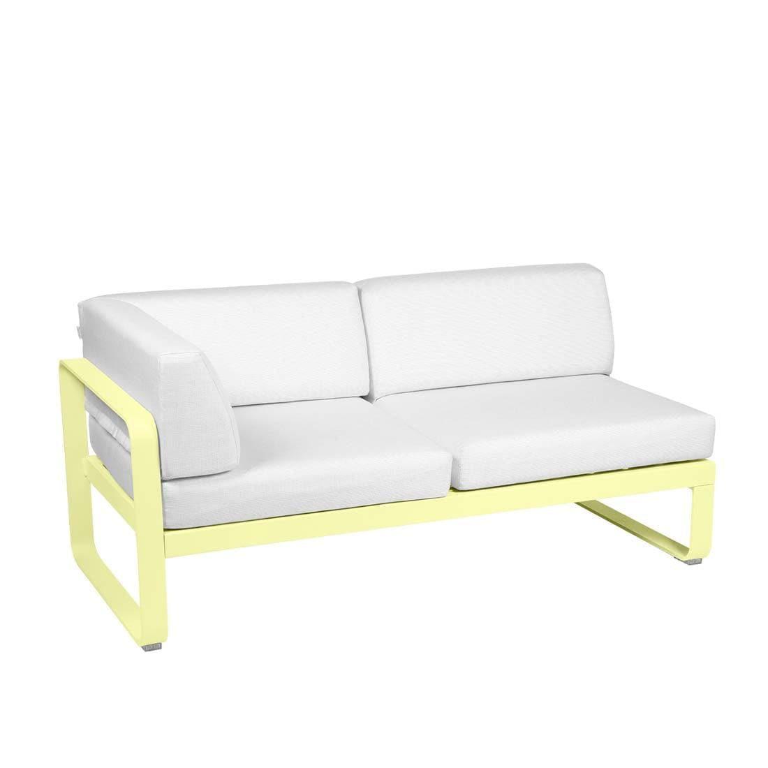 2-Sitzer Eckelement BELLEVIE mit Seitenkissen - Links - Original Homestories