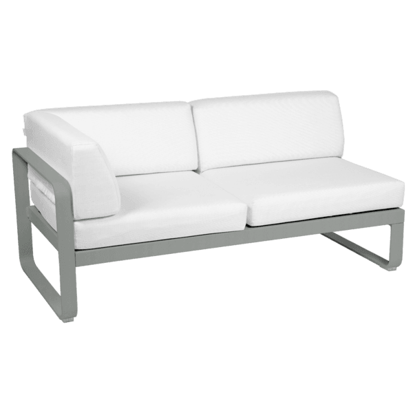 2-Sitzer Eckelement BELLEVIE mit Seitenkissen - Links - Original Homestories