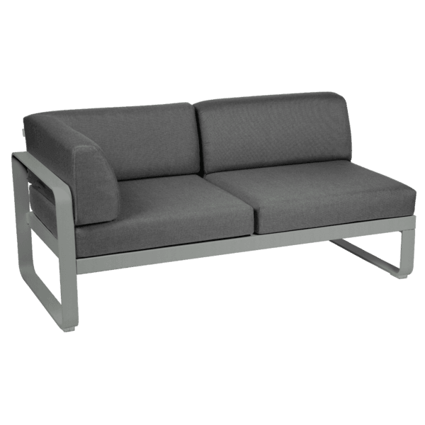 2-Sitzer Eckelement BELLEVIE mit Seitenkissen - Links - Original Homestories