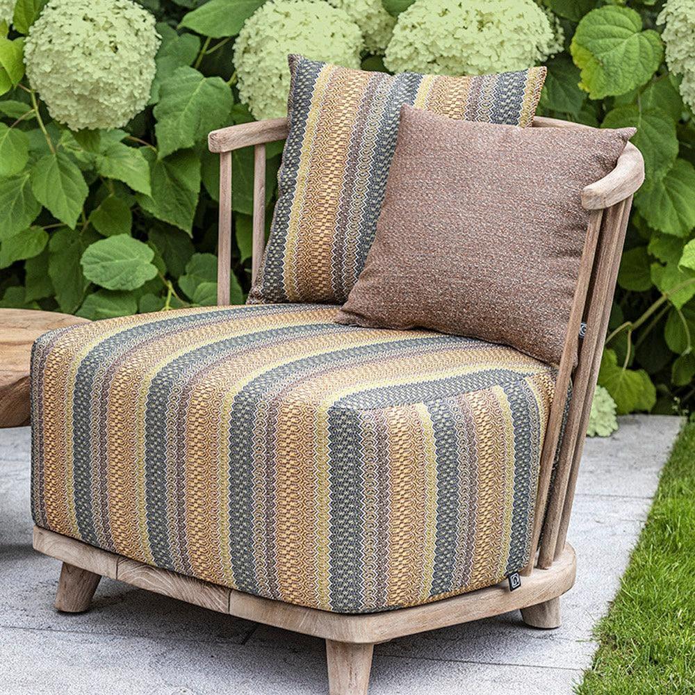 Gartensessel LOUNGE CAROL _ Gommaire _SKU G406-NAT-KBASIC-COL182