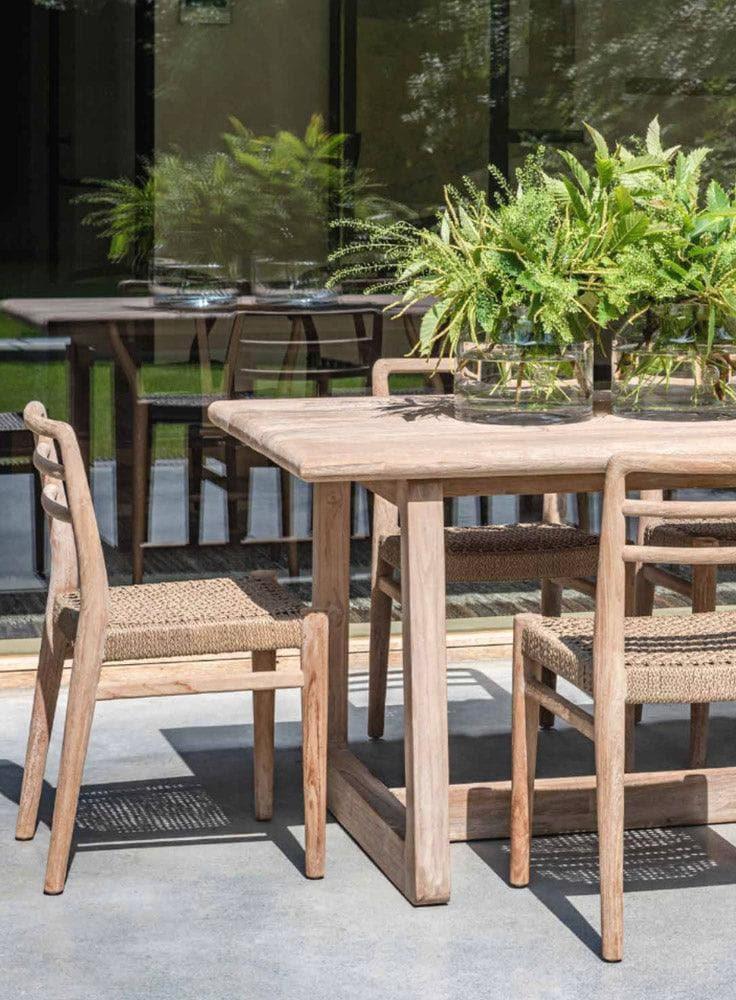 Gartentisch DENNIS _ Gommaire _SKU G343L-RECT-NAT