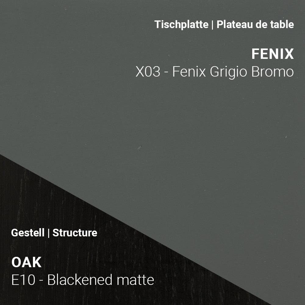 Esstisch TRAVA T2000 - Fenix & Eiche _ Mobitec _SKU T2000-E10-X03-120