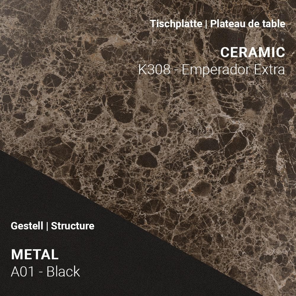 Esstisch TERRA T0300 - Keramik _ Mobitec _SKU T0300-K308/A01_90x180