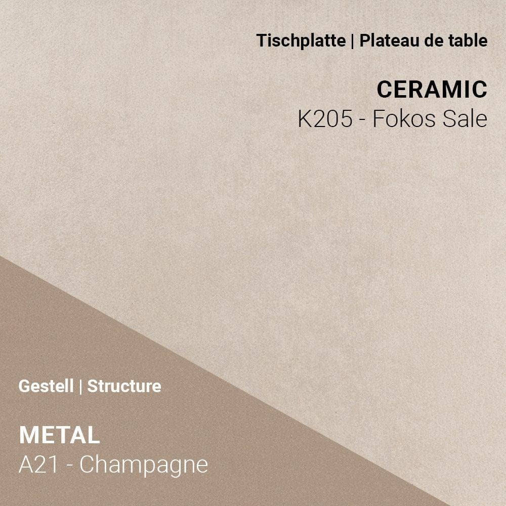 Ausziehtisch TERRA T0401 - Keramik _ Mobitec _SKU T0401-K205/A21_90x160/260